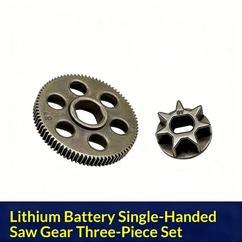 3Pcs Large Gear DIY Kit for Single Hand 4'/6' Mini Electric Li-Ion Chainsaw Felling Saw Essential Tool Set Oasis Select