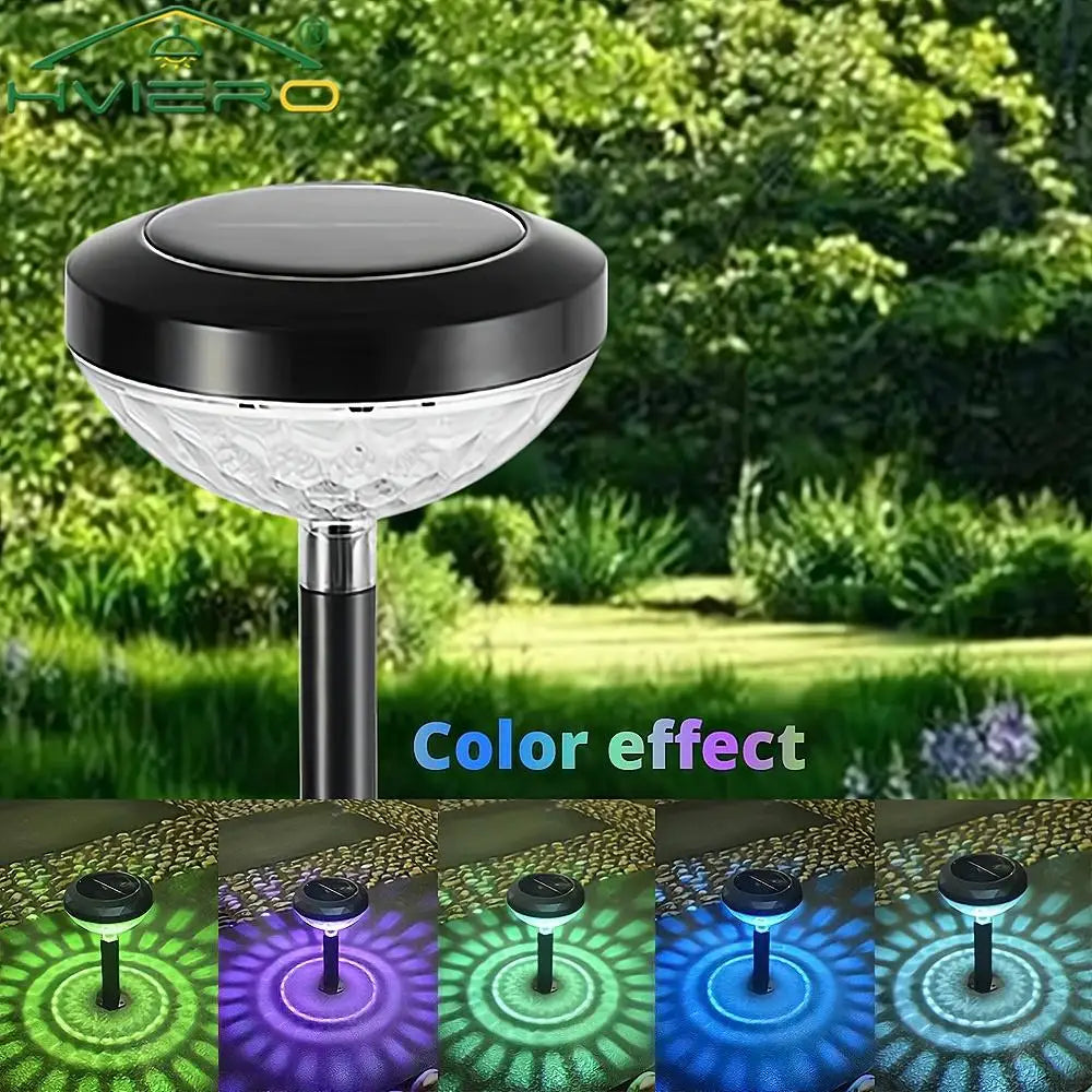 Solar Shadow Lawn Lamp IP65 Waterproof Garden Ground Light