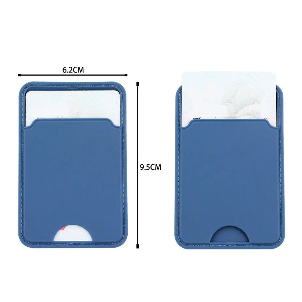 TPU Back Paste Card Holder Set Back Paste Adhesive Mobile Phone Back Paste Card Holder Anti-theft 6.2*9.5CM Wallet Case Oasis Select
