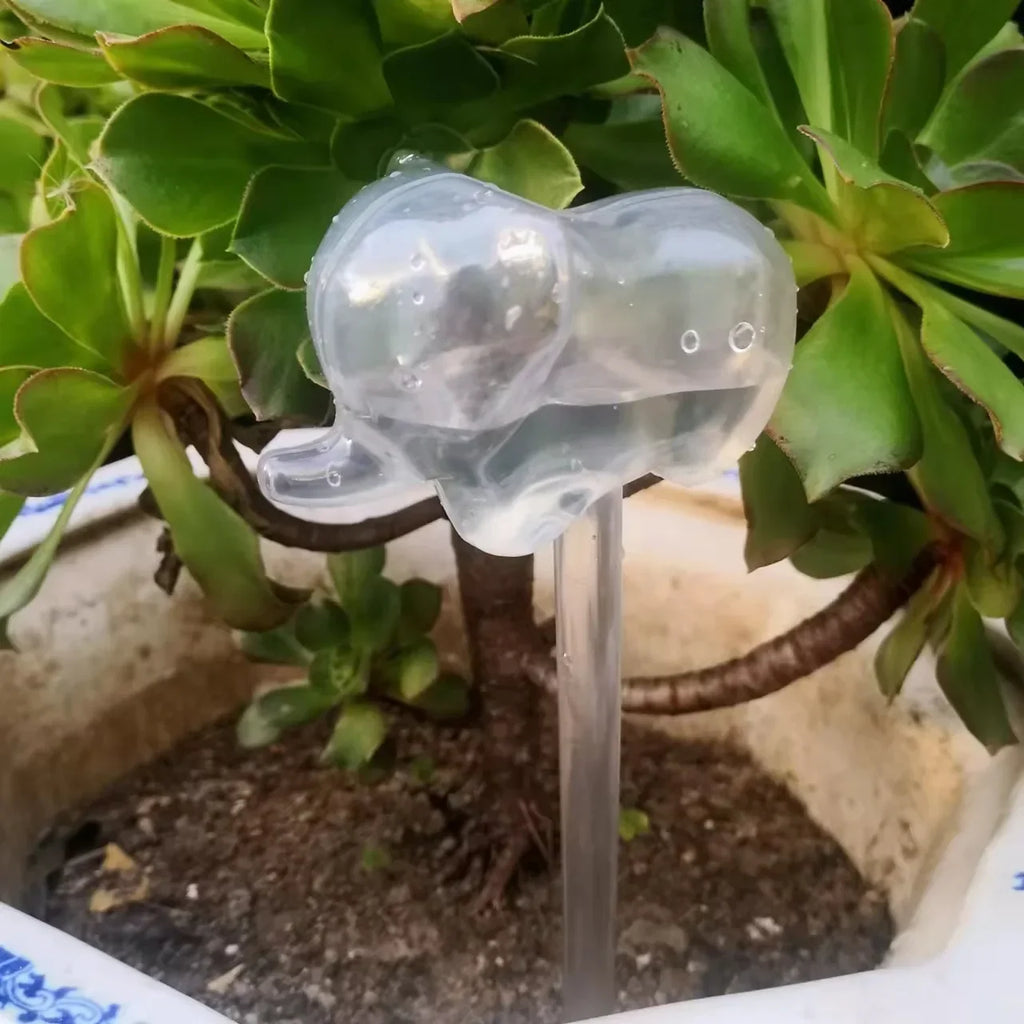 Auto Plants Drip Irrigation System Automatic Watering Spike Flower Indoor Household Garden Pot Waterers Self Watering Feeder Oasis Select elephant L