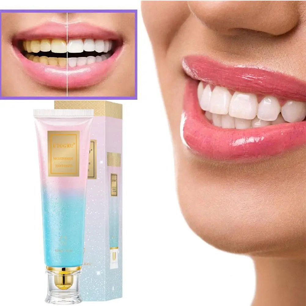 Niacinamide Whitening Toothpaste – Stain Removal & Fresh Breath