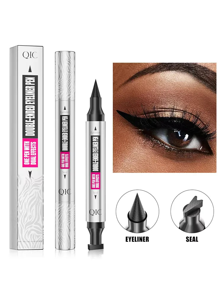 QIC Double-Ended Stamp Liquid Eyeliner Pen – Waterproof