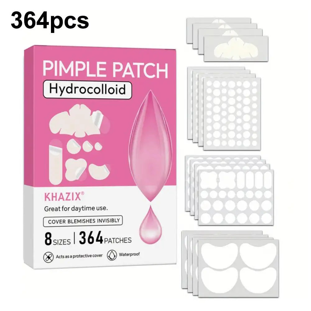 Large Hydrocolloid Pimple Patches Bulk – 9 Styles Face & Body Hydrocolloid Pimple Patches Oasis Select I 364pcs