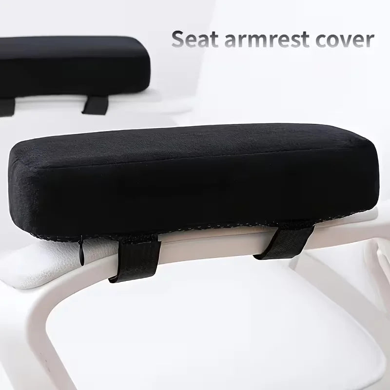 1pc Memory Foam Armrest Pads, Universal Elbow Support Cushion for Office Chair, Arm Pressure Relief Covers for Desk Chairs Home Oasis Select