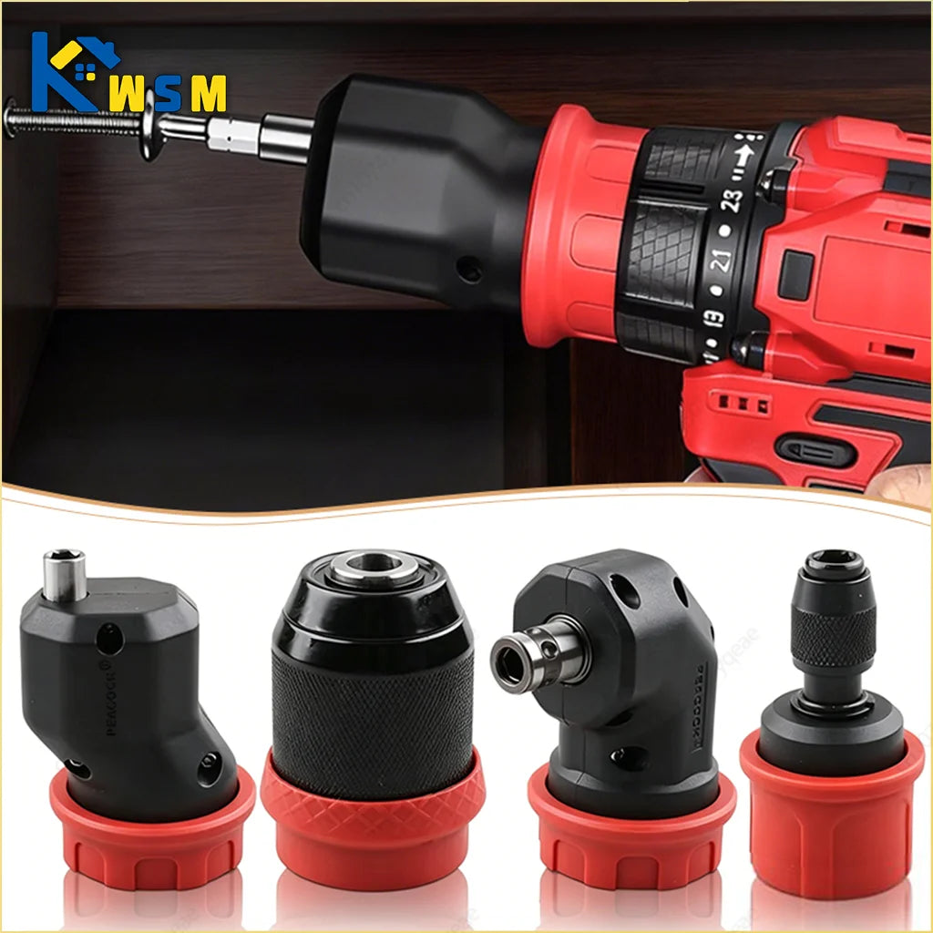 Quick Release Drill Chuck Adapter for 6.35mm Shank Brushless Rechargeable Electric Power Drill Conversion Tool Parts Oasis Select