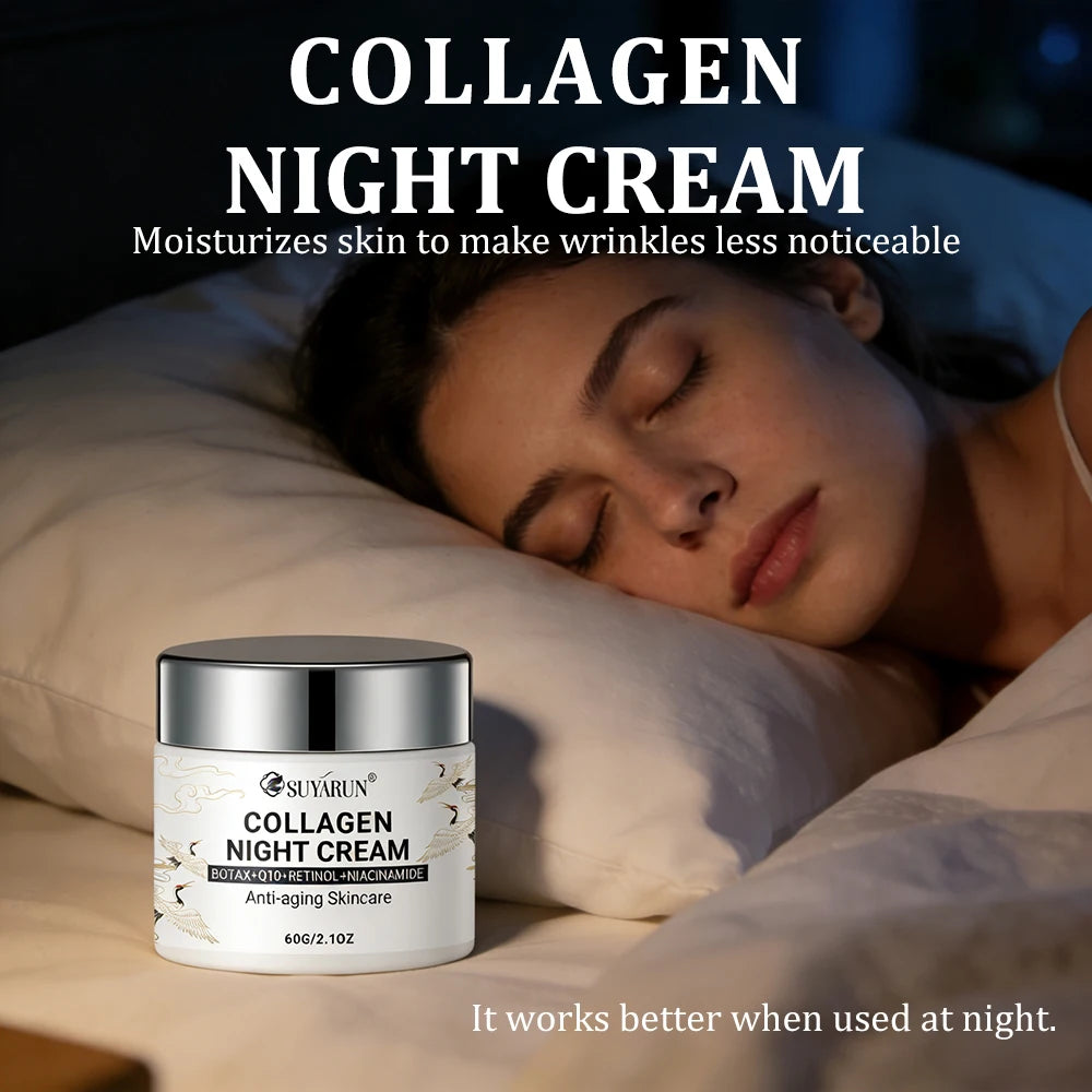 SUYARUN Night Repair Cream – Collagen, Niacinamide & Ginger Night Repair Cream Oasis Select