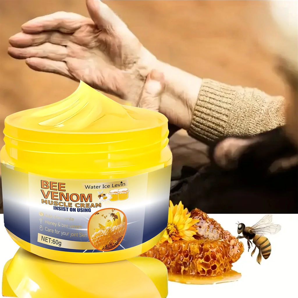 Bee Venom Muscle & Joint Cream – Cooling Warming Neuropathy Relief Muscle Relief Cream Oasis Select