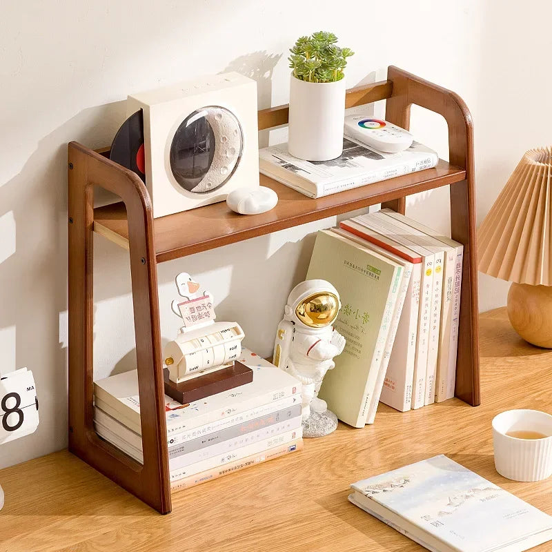 Multi-functional Desktop Cup Storage Shelf Office Table Finishing Dining Table Countertop Multi-layer Bookshelf Small Shelf Oasis Select