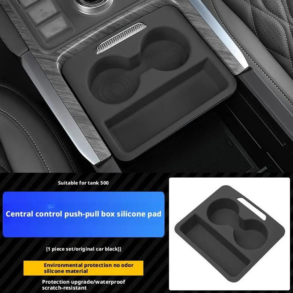 GWM Tank 500 Hi4-Z Hi4-T Silicone Console Pad 2024-2025 Car Console Pad Oasis Select black