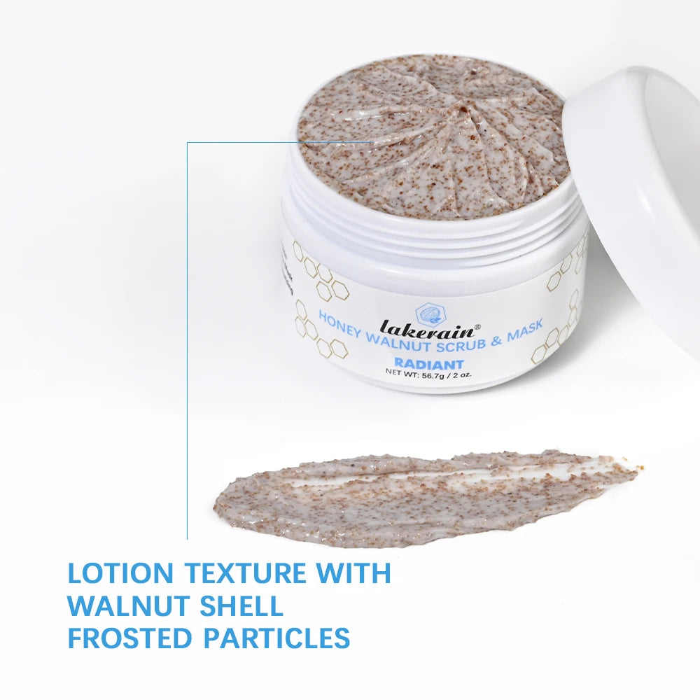 Facial Scrub & Mask Moisturizing Nourishing Skincare Facial Scrub For Honey Walnut Face Cream Facial Exfoliants Skin Care Oasis Select