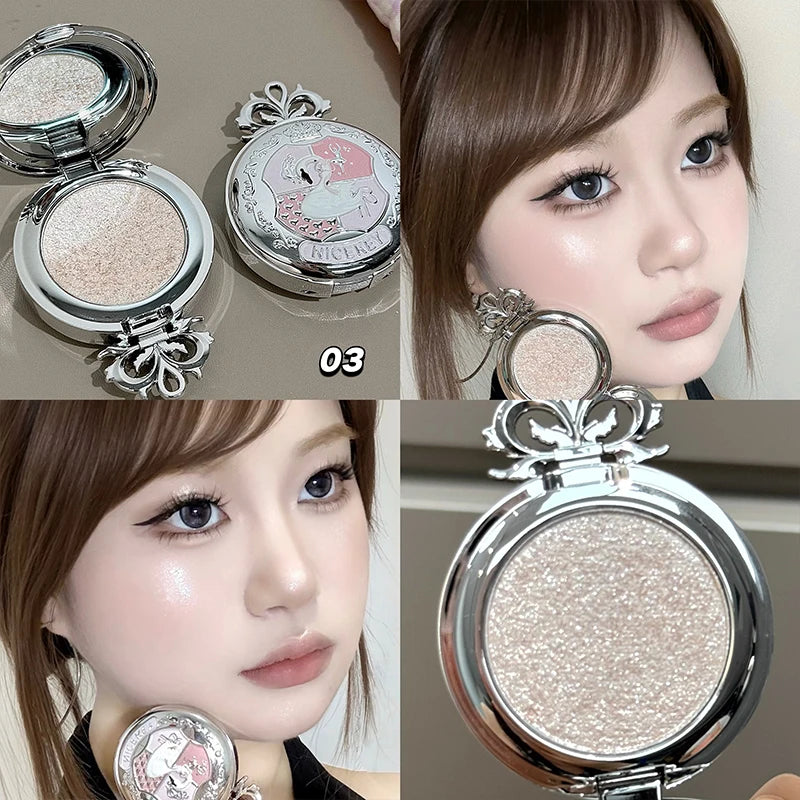 NICEKEY Champagne Gold Glitter Highlighter Shimmer Eyeshadow
