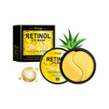 Retinol Eye Mask Anti Dark Circles Eyes Bags Skin Firming Collagen Moisturizing Aloe Repair & Firming Brighten Under Eye Patches Oasis Select 60pcs Boxed