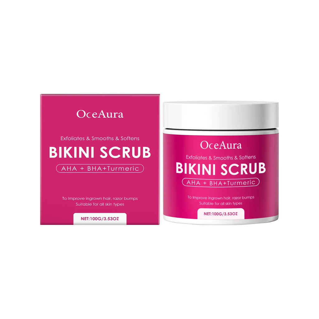 Bikini & Underarm Exfoliator – 10% AHA+BHA & Turmeric Scrub