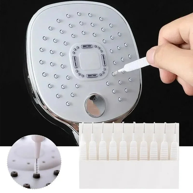 New 10 pcs/set shower head cleaning brush washing anti-clogging small brush pore gap cleaning brush for kitchen toilet phone hol Oasis Select