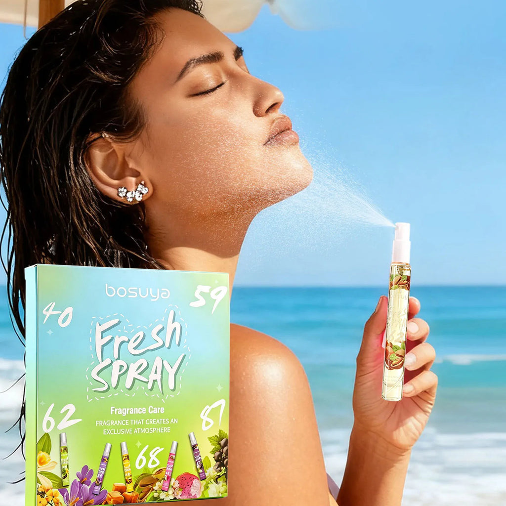 5-Piece Floral & Fruity Perfume Gift Set – Alcohol Free, Unisex Perfume Gift Set Oasis Select