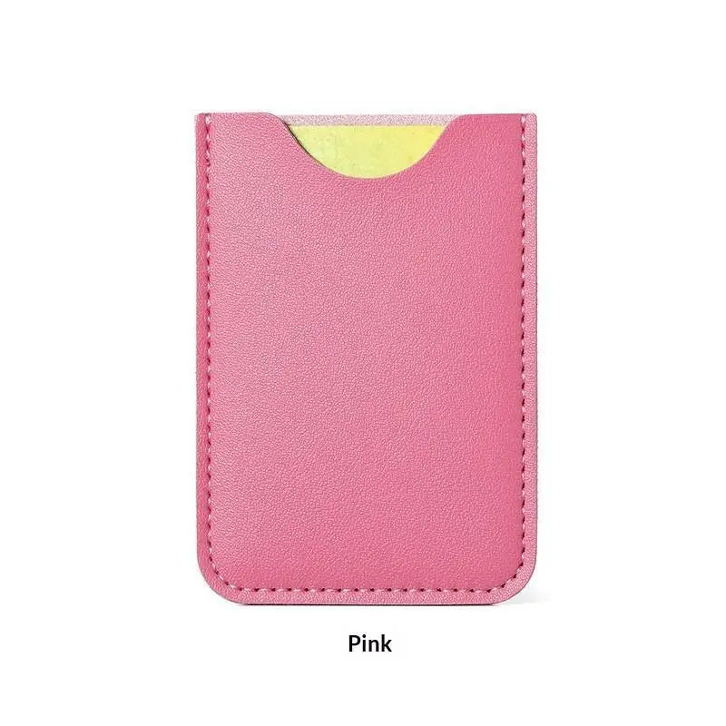 Slim RFID Blocking PU Leather Card Holder Wallet | Unisex Card Holder Wallet Oasis Select pink D