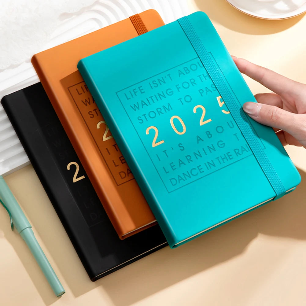 2025 Daily Planner Notebook A5 – 365-Day Time Management Organiser