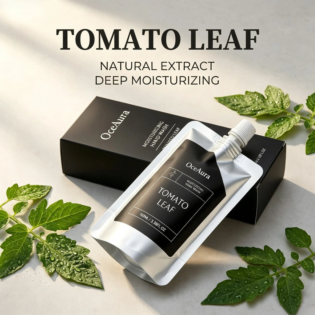 Tomato Leaf Moisturizing Hand Wash Gentle Cleansing Refreshing Scent Easy Rinse Non Tightening Hand cleaning Care Oasis Select