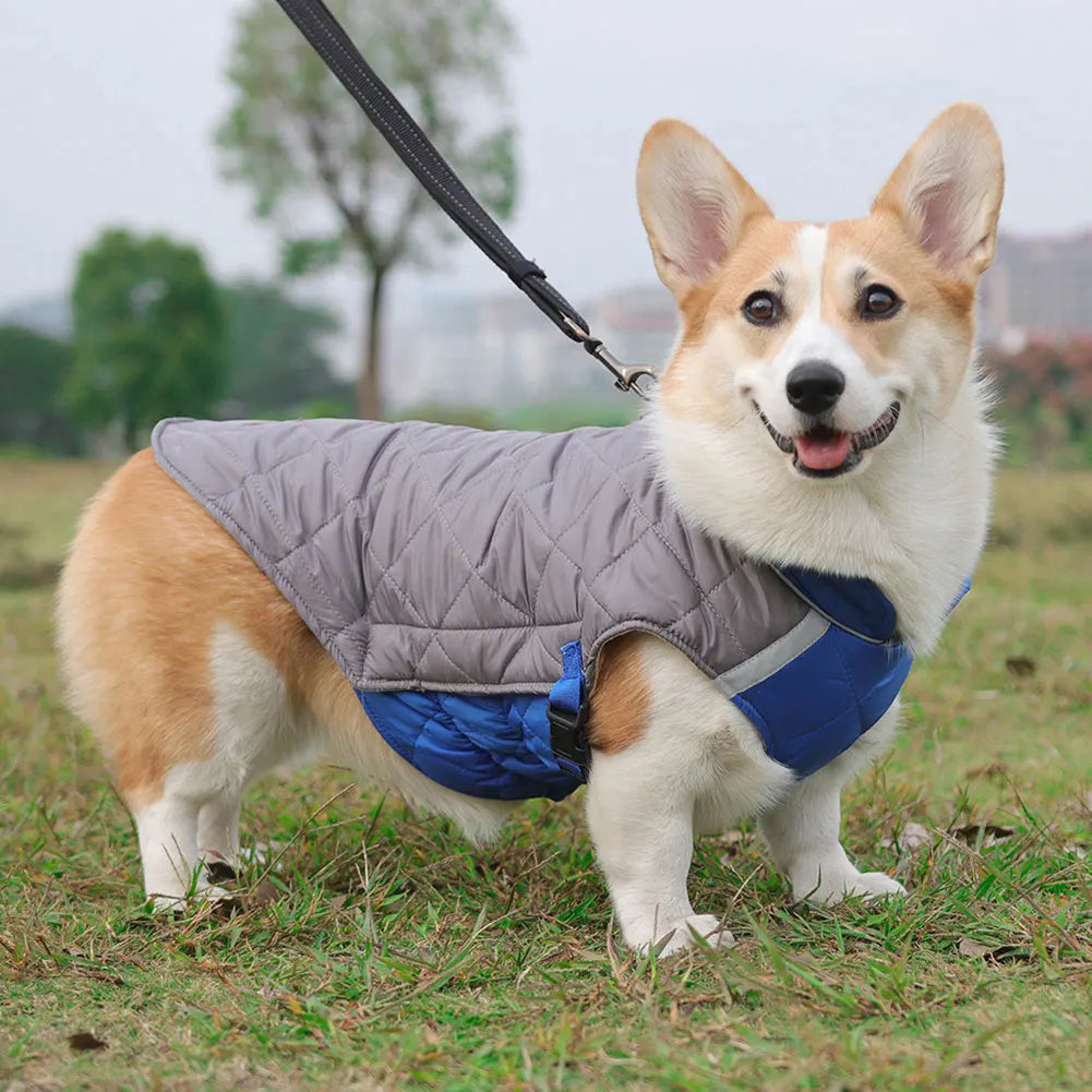 PEAKINBAGS Waterproof Winter Dog Coat | Warm Vest Jacket