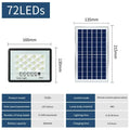 Solar Flood Light with Remote Control 100W 200W 300W Outdoor Waterproof Spotlights Solar Wall Lamp for Garden Courtyard Street Oasis Select 72LEDs