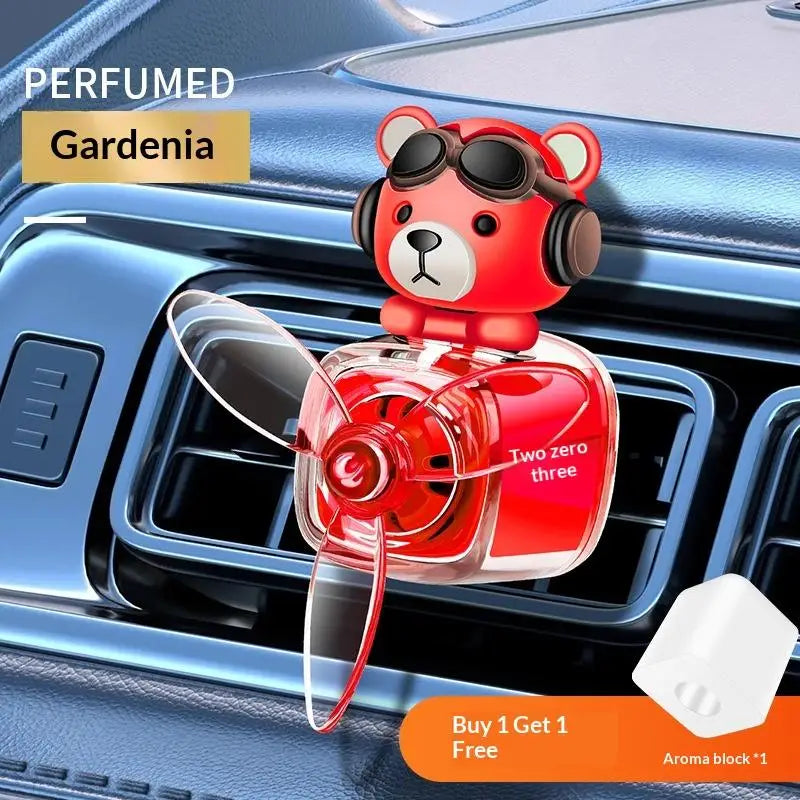Car Vent Clip Air Outlet Aromatherapy Airplane Rotatable Cartoon Glasses Dog Interior Perfume Diffuser Cologne Oasis Select B4