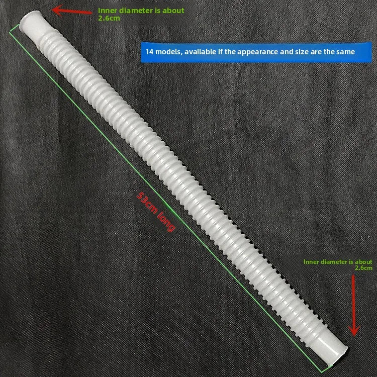 Fireproof Gas Water Heater Stainless Steel 60-150mm Aluminum Strong Universal Exhaust Car Intake Pipe Extension Tube Length Oasis Select 14
