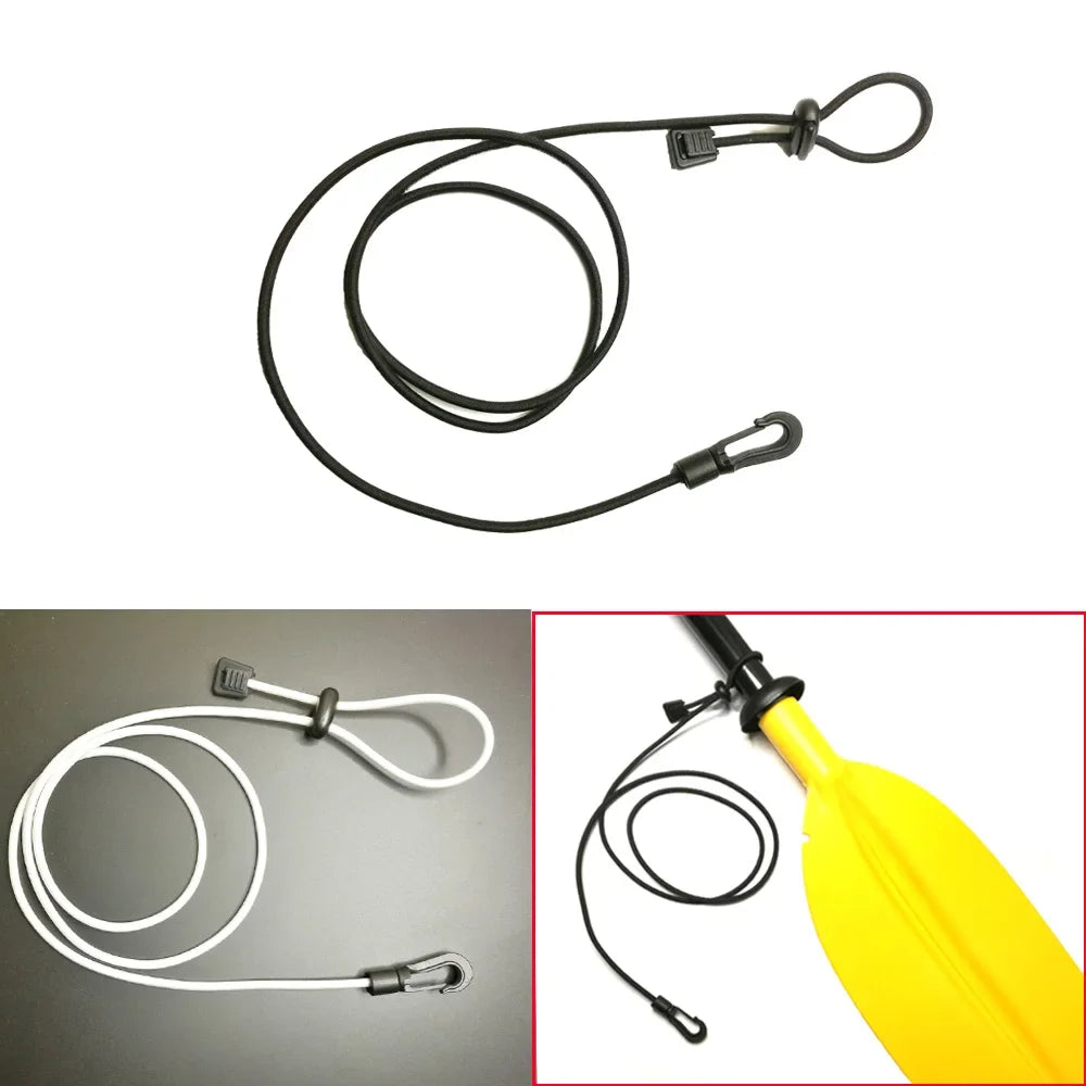 1.2M Canoe Kayak Paddle Leash Clip Safety Fishing Rod Tether Holder Lanyard Oasis Select