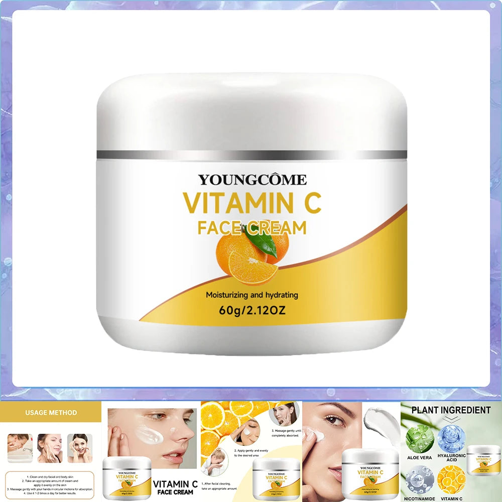 YOUNGCOME Vitamin C Face Cream – Brighten, Firm & Even Tone