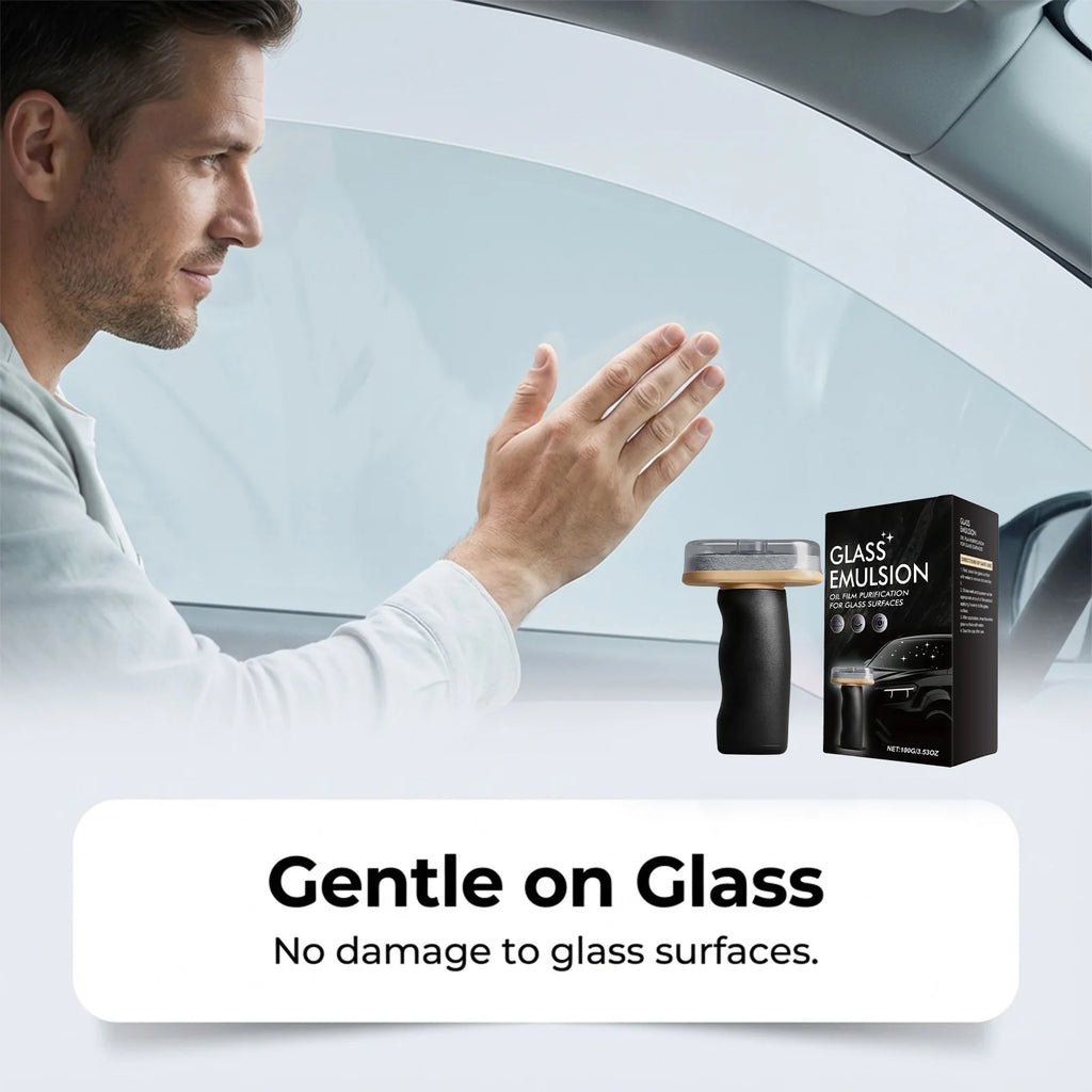 Handheld Glass Emulsion Oil Film Purification for Glass Surfaces Improve Clarity Windows Rearview Mirror Auto Glass Cleaning Oasis Select
