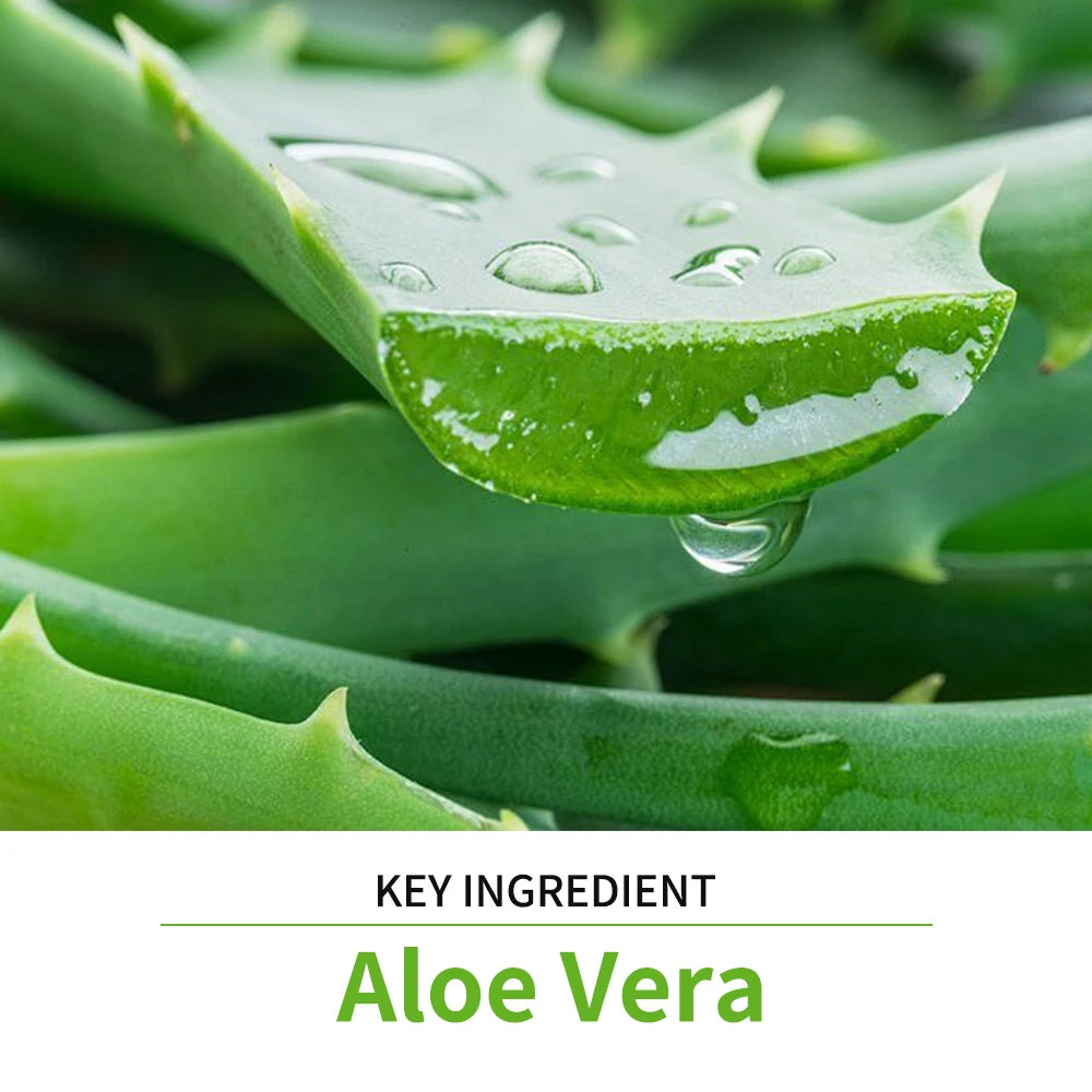 Aloe Vera Gel Lightening Moisturizing Soothing Natural Organic Aloe Vera Gel Reduce Redness Hydrate Exfoliation Skincare Oasis Select