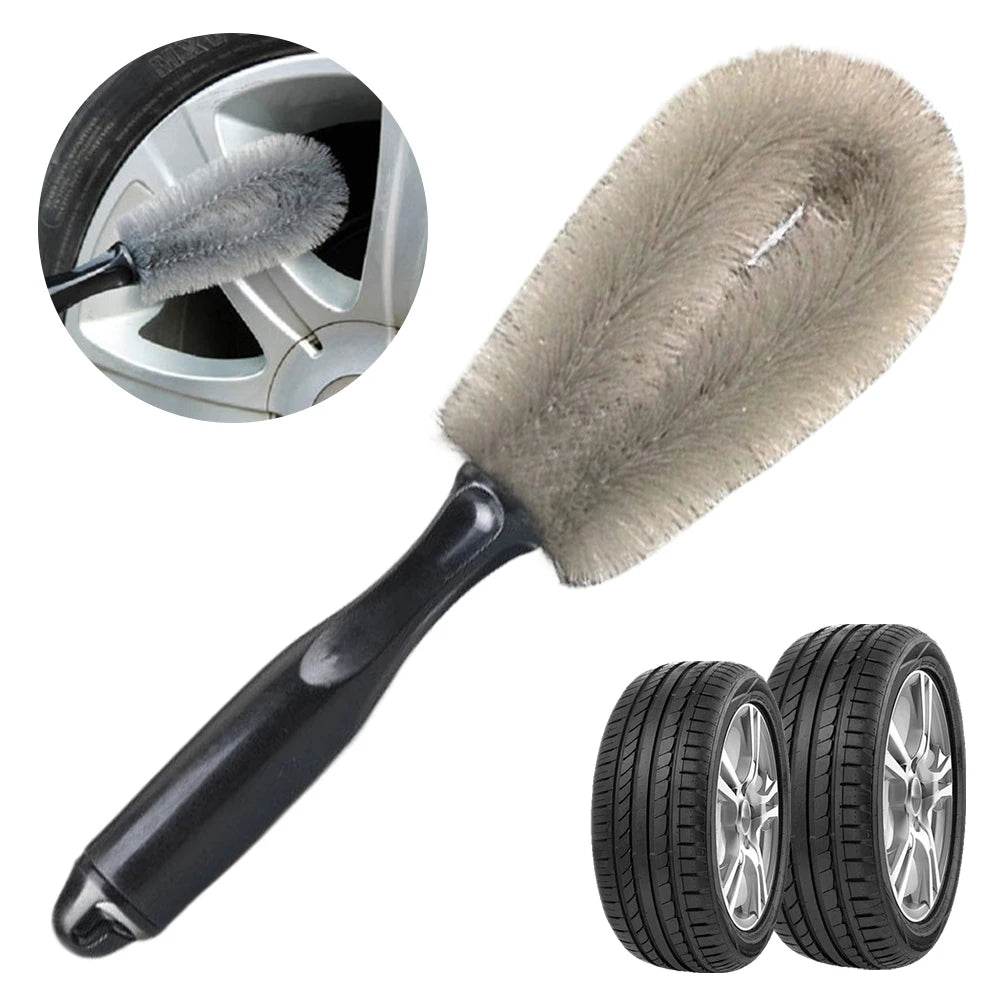 Soft Bristle Car Wheel Rim Cleaning Brush – Auto Detailing Auto Detailing Brush Oasis Select