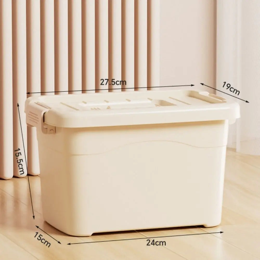 Multifunction Household Storage Box Dustproof Waterproof Storage Cabinet Portable Household Organizer with Handle Large Capacity Oasis Select Large