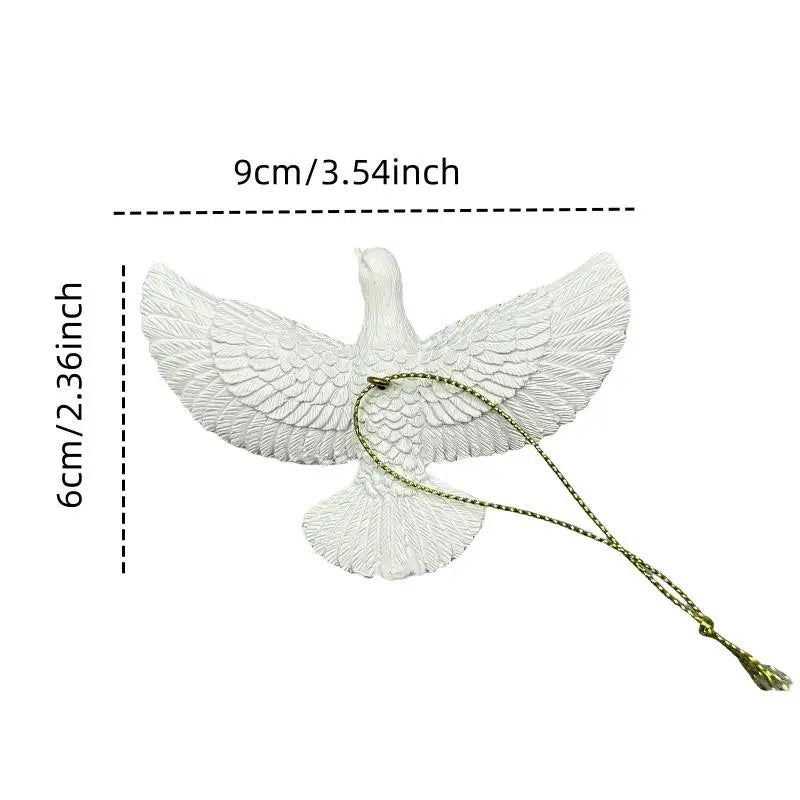 Home Alone 1 Resin Xmas Ornament Doves Christmas Tree Ornaments- Best Gift for Someone Special-Style Friendship Doves Oasis Select White