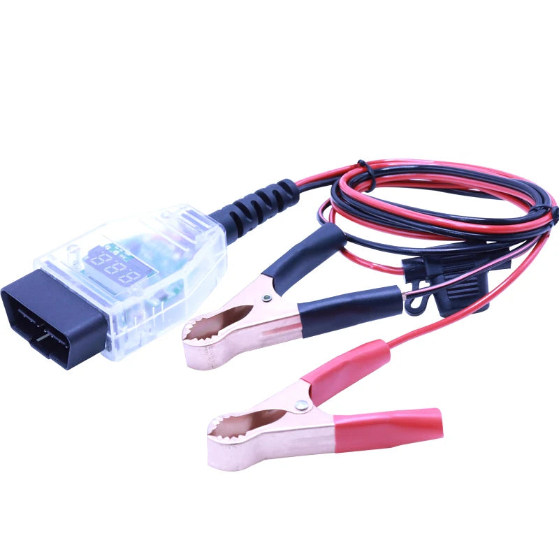 1PC Auto Repair Add-Ons With Digital Display Car Battery Tester, Safe OBD Computer ECU Memory Backup Tool Oasis Select