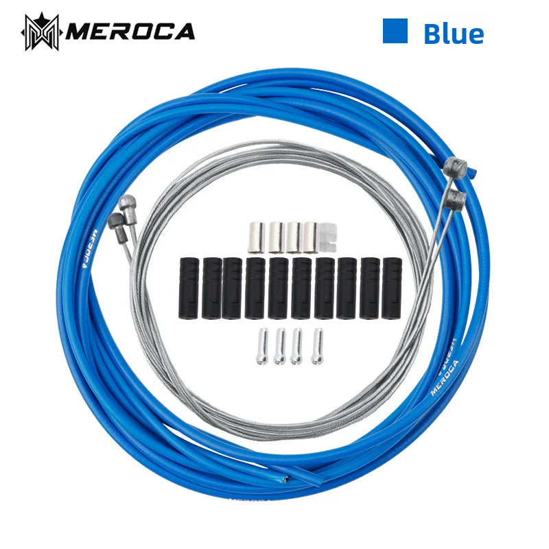 Bicycle brake cable tube, cable core, mountain bike shifting cable tube set, color, V disc brake universal Oasis Select blue