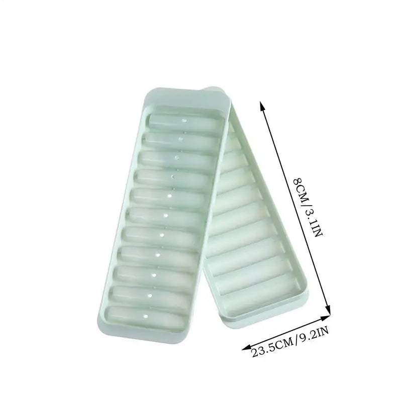Ice Tray Long Ice Bar Mould Chilled Beverage Accessories Cold Drink Making Tool Ice Bar Maker with Lid Iced Beverage Making Tool Oasis Select