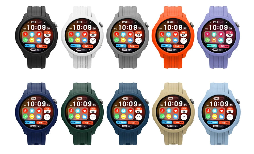 Silicone Band + Case Cover for Amazfit Balance – 22mm Strap Smartwatch Band & Case Oasis Select