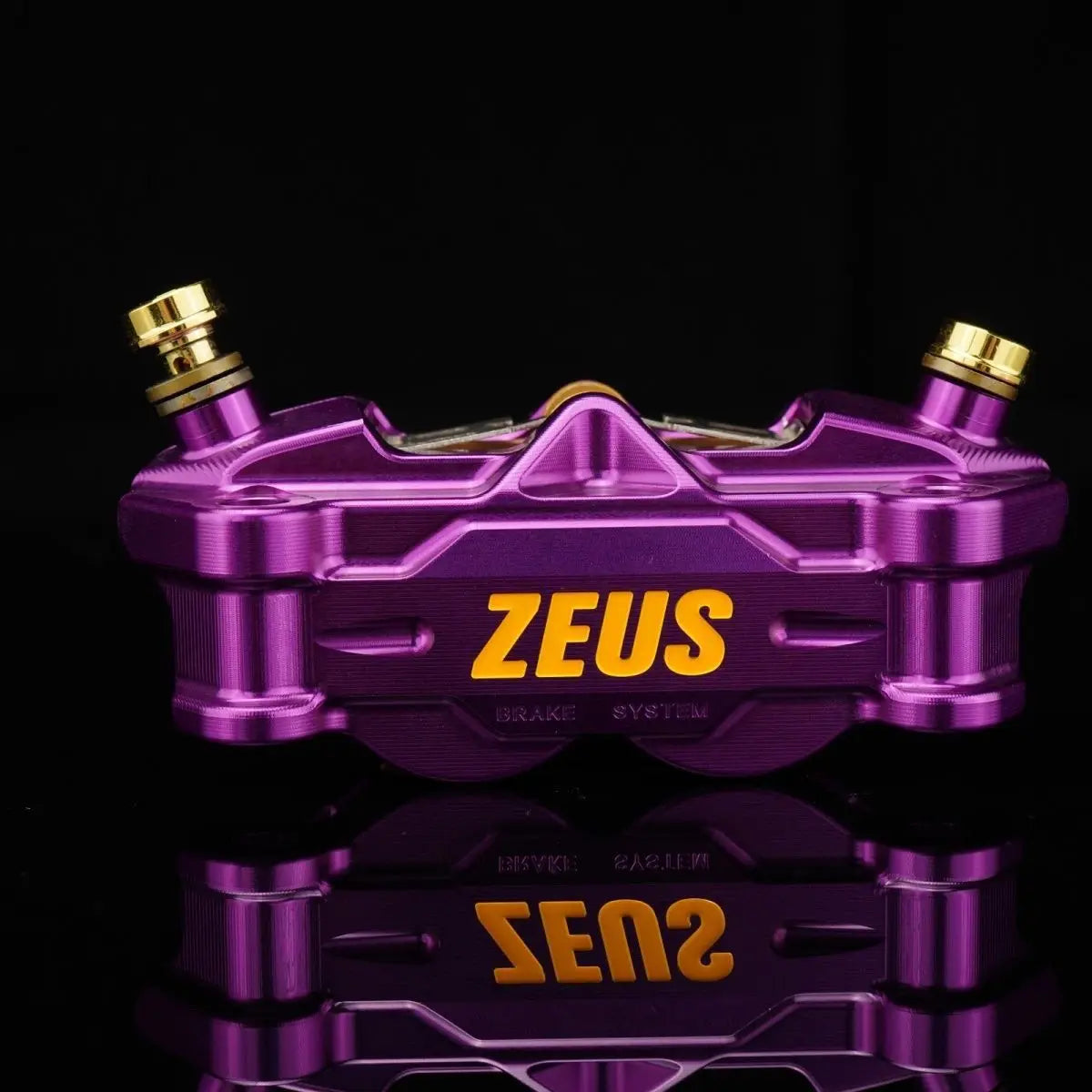 Zeus ES-432 large radiation four piston caliper front wheel modification disc brake Oasis Select PURPLE