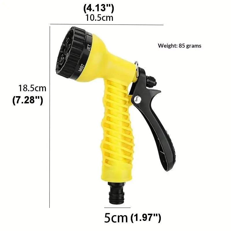 Thumb Control Garden Hose Nozzle Sprayer | Adjustable Flow