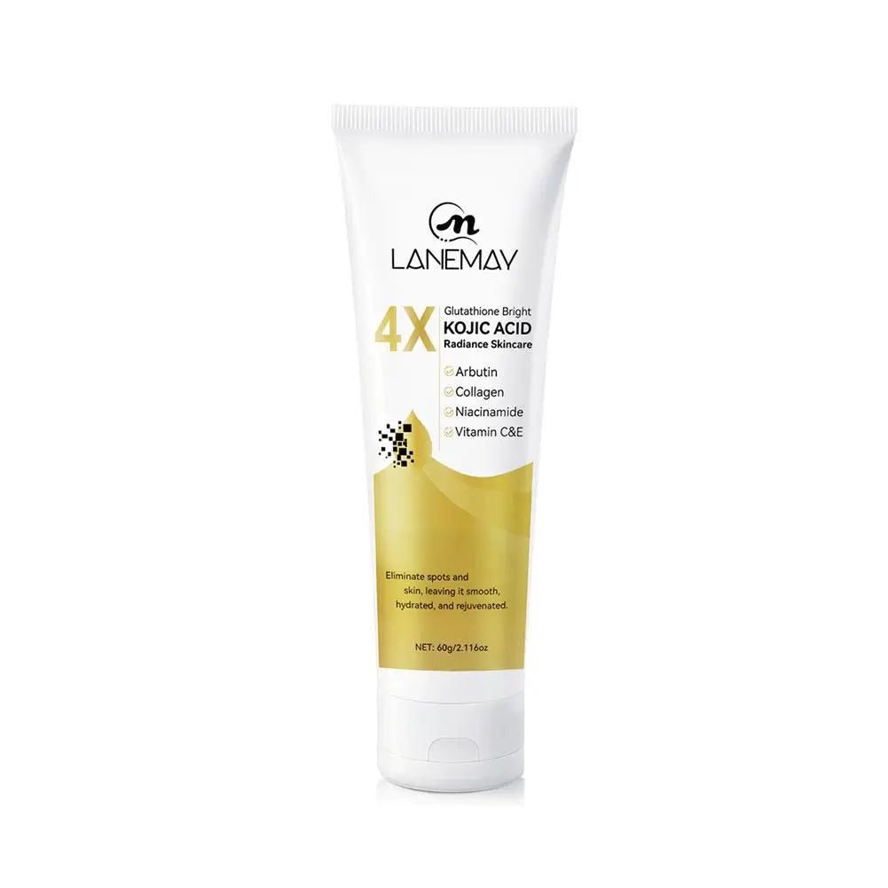 4X Glutathione Kojic Acid Face Cream Glowing Even Skin Tone,Eliminates Dark Spots And Dullness Refreshing Moisturizing Skincare Oasis Select 1pc