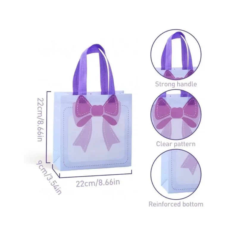 1-20PCS Valentine‘s Day Gift Bags Premium Non-Woven Tote for Birthday Party Favors Handmade Treat Bags Elegant Favor Bags Oasis Select