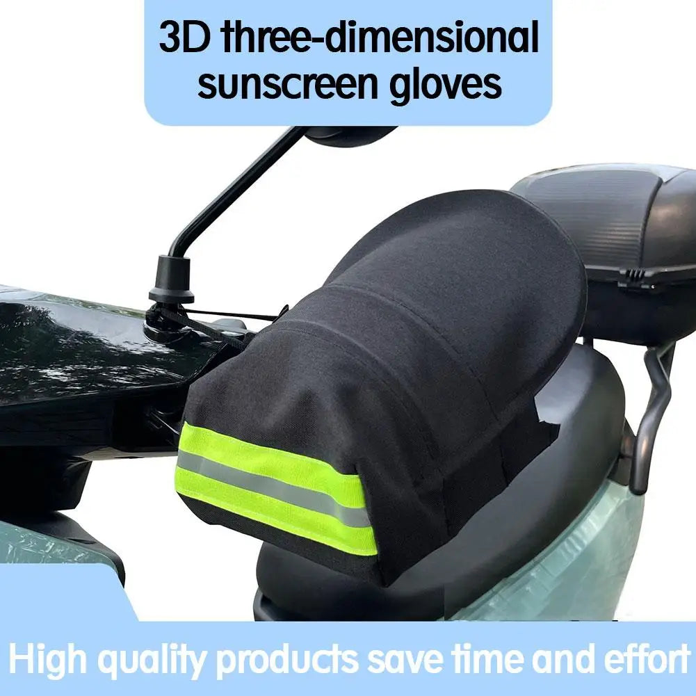 2025 Motorcycles Handlebar Gloves Waterproof Windproof Sun Protection Gloves For Most Motorbikes Scooters ATVs Snowmobile Oasis Select