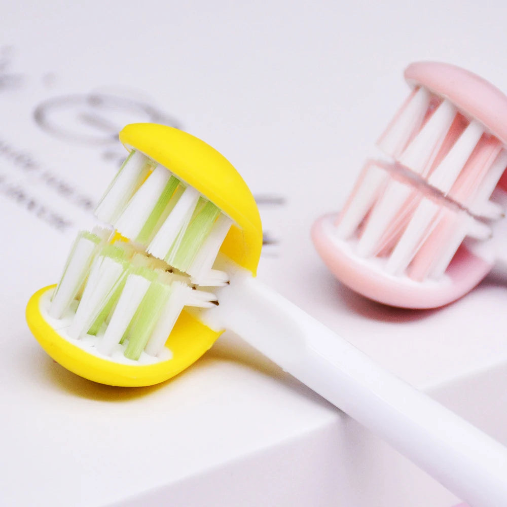 Kids U-Shaped 3D Toothbrush | Soft Silicone | Ages 4–12