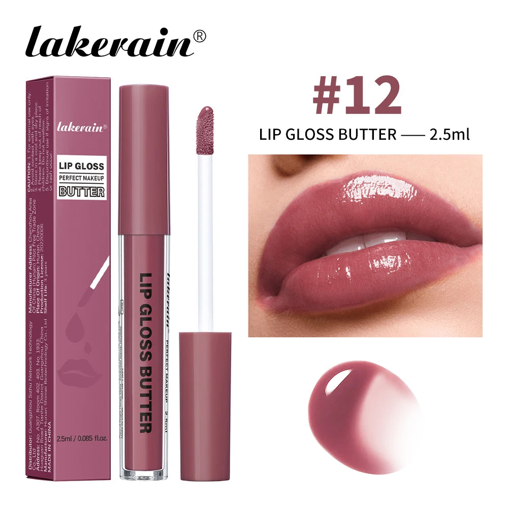 Glossy Non-stick Cup Lip Gloss Moisturizing Mirror Lipgloss Lasting Color Plumping Lip glaze Dye Lip Liquid Makeup For Women Oasis Select Rose