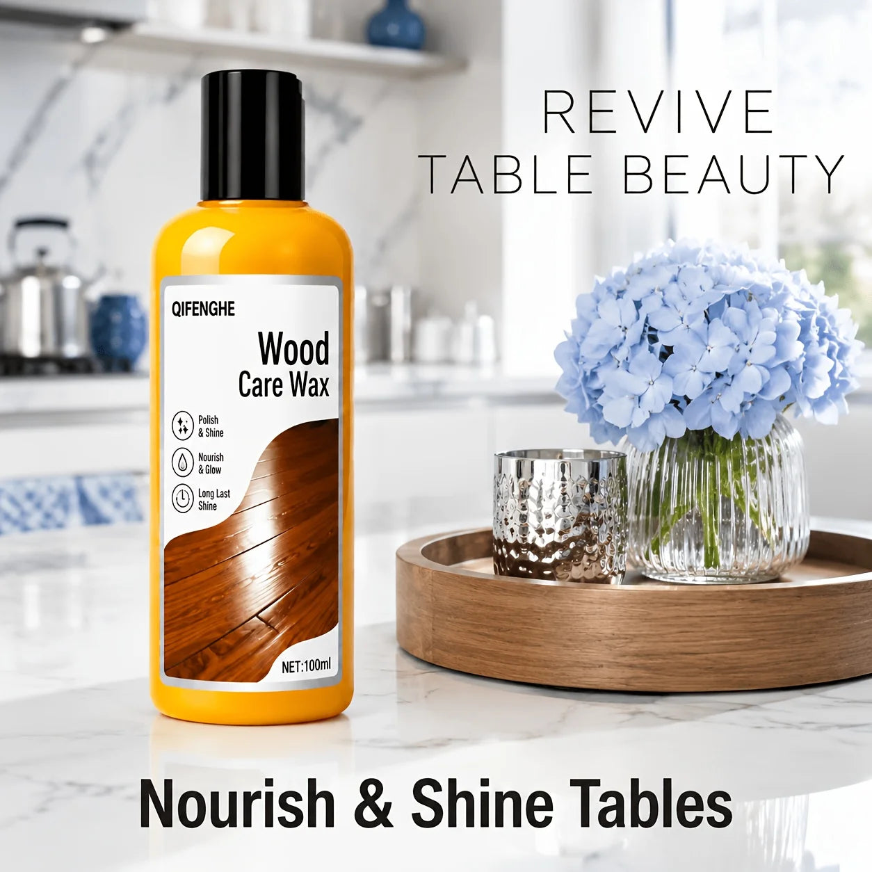 Wood Revitalizing Wax | High Gloss Floor & Furniture Polish Wood Polish Wax Oasis Select