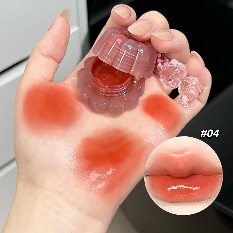 QIBEST Hydrating Jelly Lip Gloss & Cheek Tint | Water-Glow