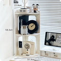 Corner Wall Shelf Storage Cabinet – 2 & 3 Tier Desk Organizer