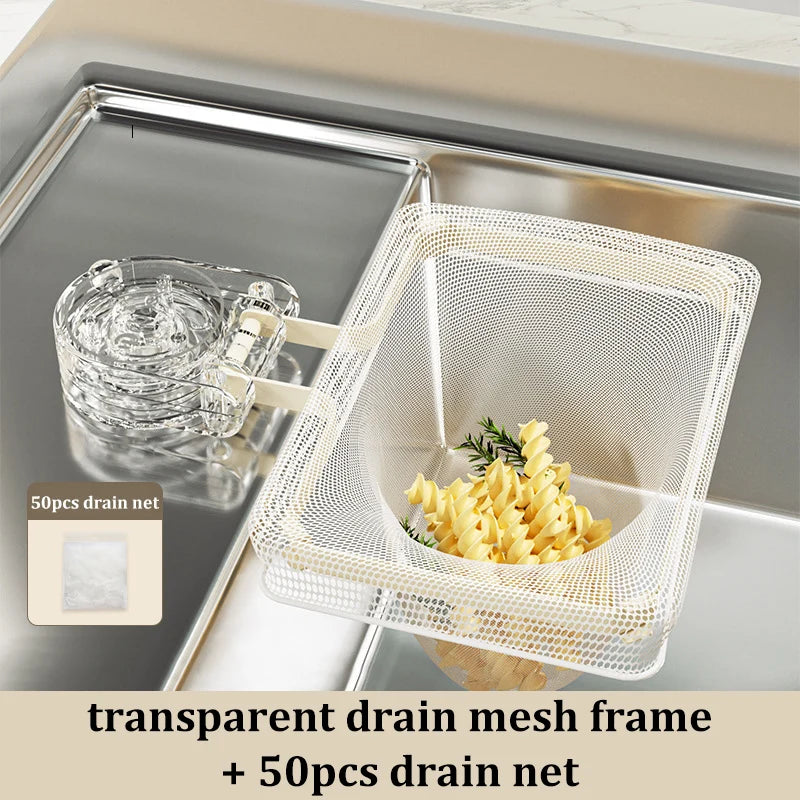 Kitchen Sink Drain Net Rack – Suction Cup Waste Filter