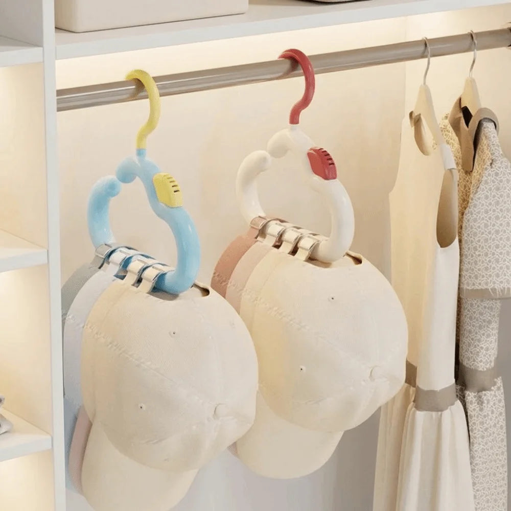 2-Pack Cloud Hook Hangers for Scarves, Hats & Ties | Anti-Slip