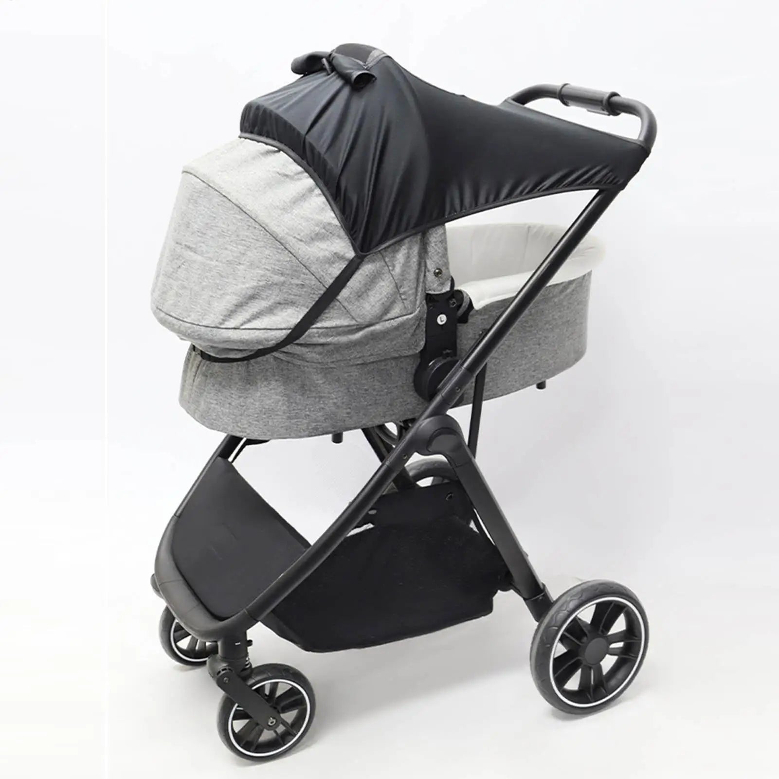 Stroller Shade Extender Stroller Canopy Foldable Adjustable UV Protection Net Sunshade for Hot Weather Protection Travel Beach Oasis Select